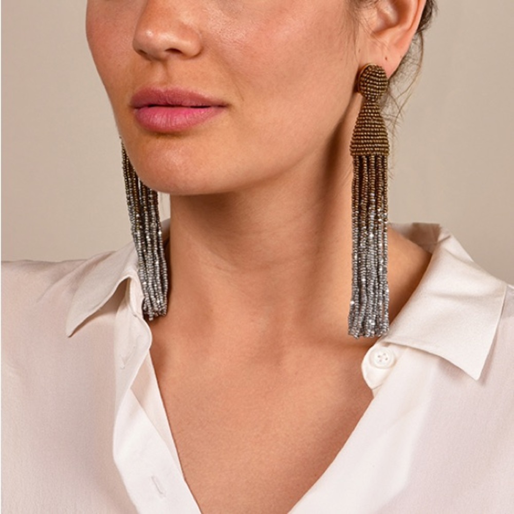 Oscar de la Renta inspired tassel earrings